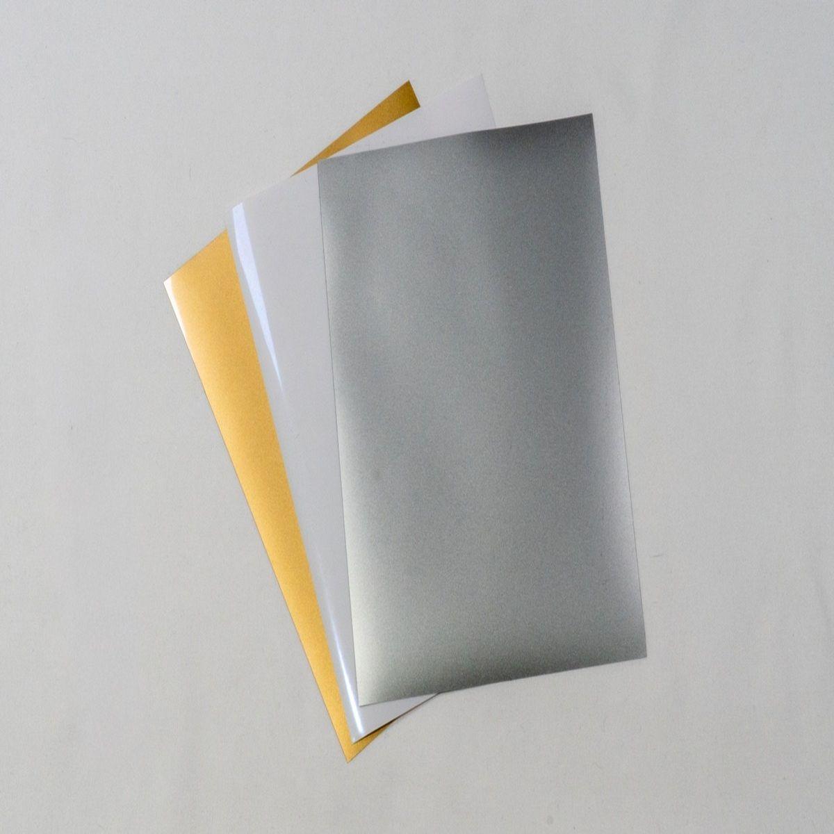 Set Sportflex Iron-on 3 Hojas 30x30.5cm Oro, Plata, Blanco-2