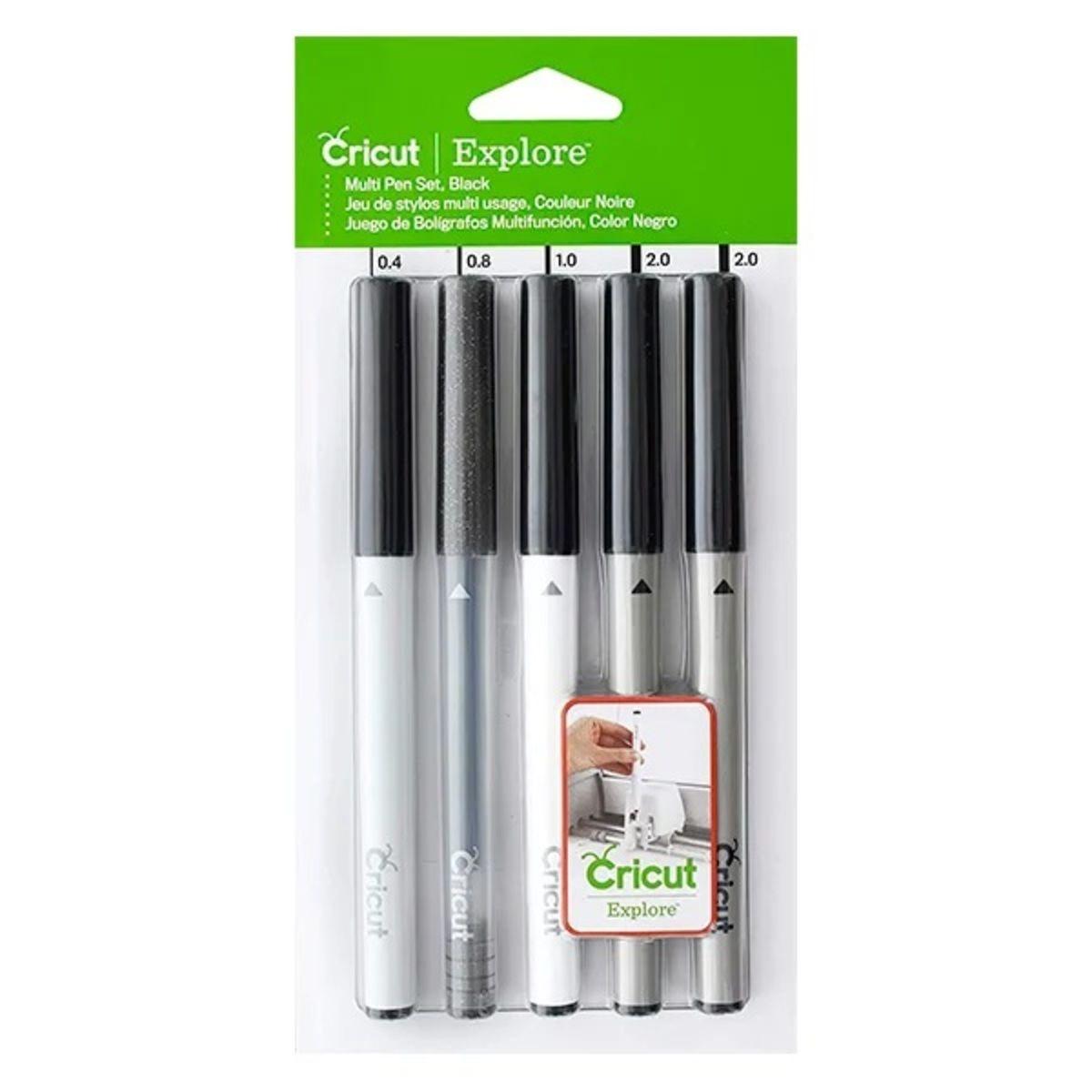 Juego De Bolígrafos Negro 5 Unidades Cricut-0