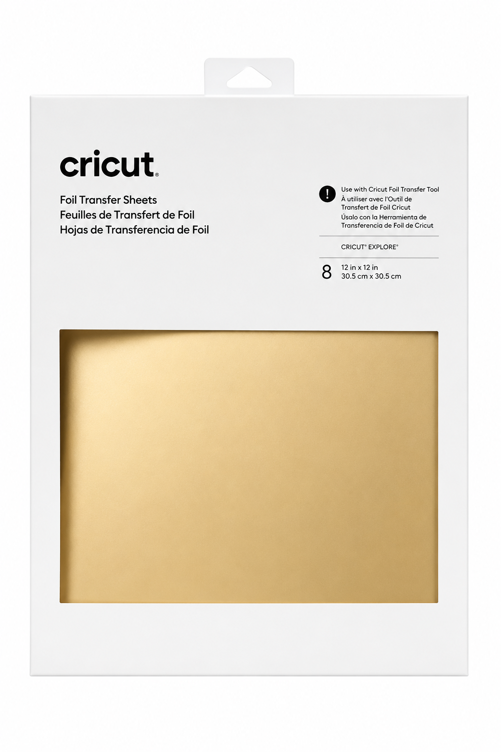 Hojas De Transferencia 30.4 X 30.4 Cm Dorado Cricut-0