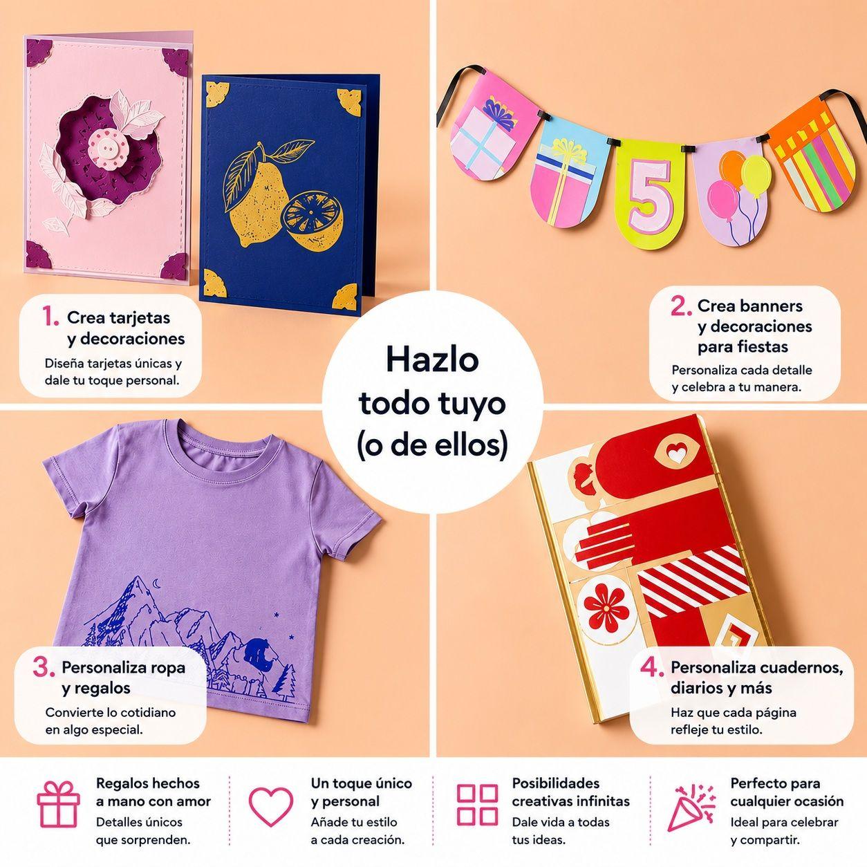 Kit Plotter De Corte Cricut Joy 2 Deluxe Coral-9