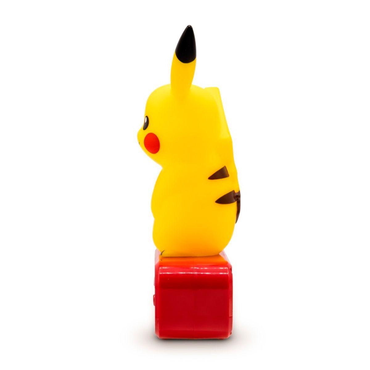 LUZ PORTATIL CON RELOJ DESPERTADOR DE PIKACHU-1