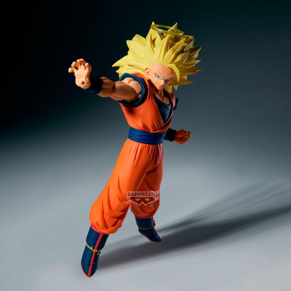 FIG COLECCIONABLE DRAGON BALL Z MATCH M SS3 SON GOKU VS BUU-1
