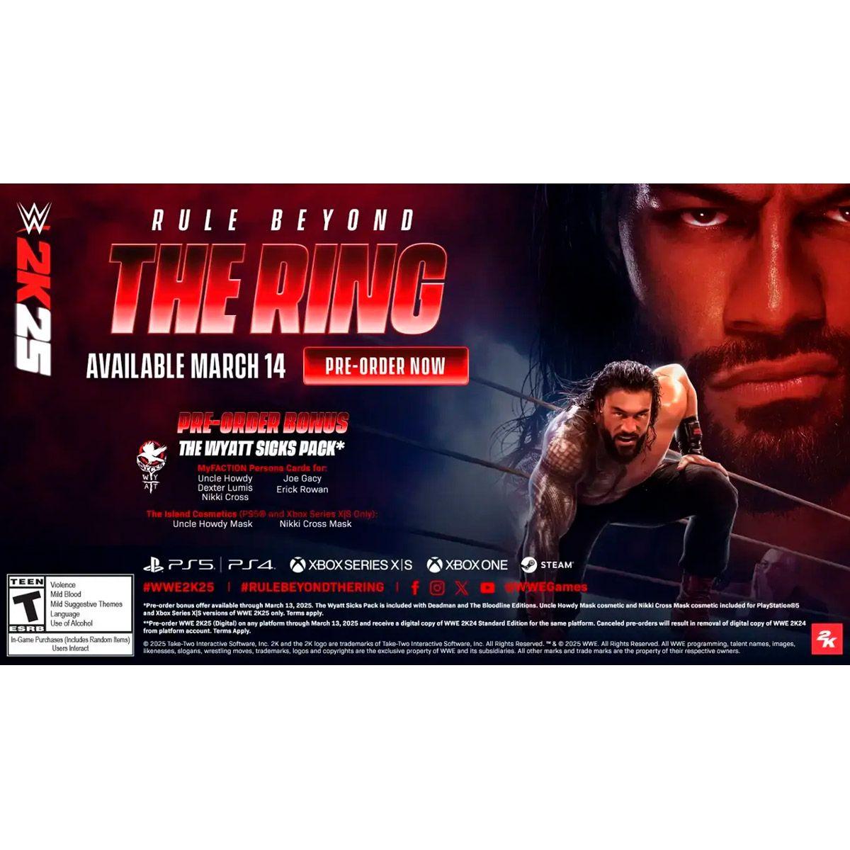 WWE 2K25 FISICO ESPAÑOL PS5-4