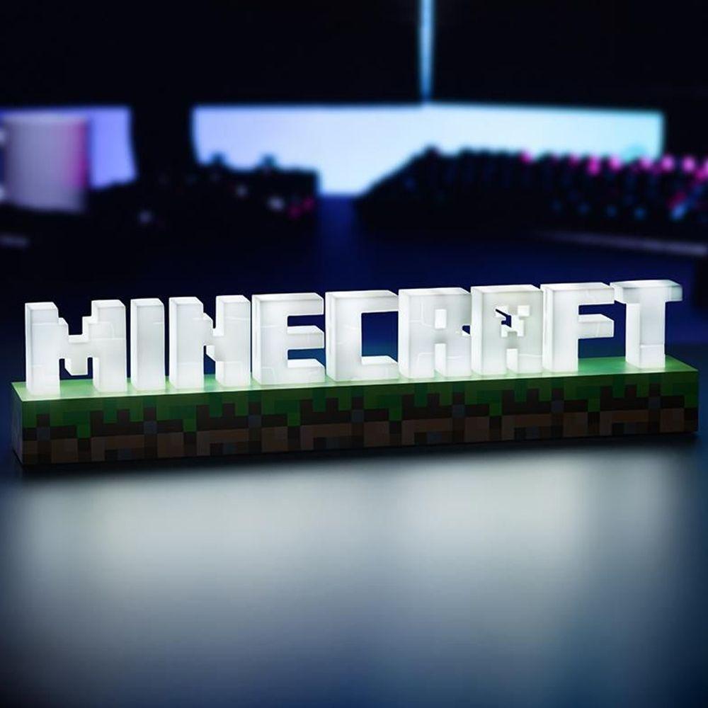 PALADONE LAMPARA EN FORMA DE LOGO MINEGRAFT-2