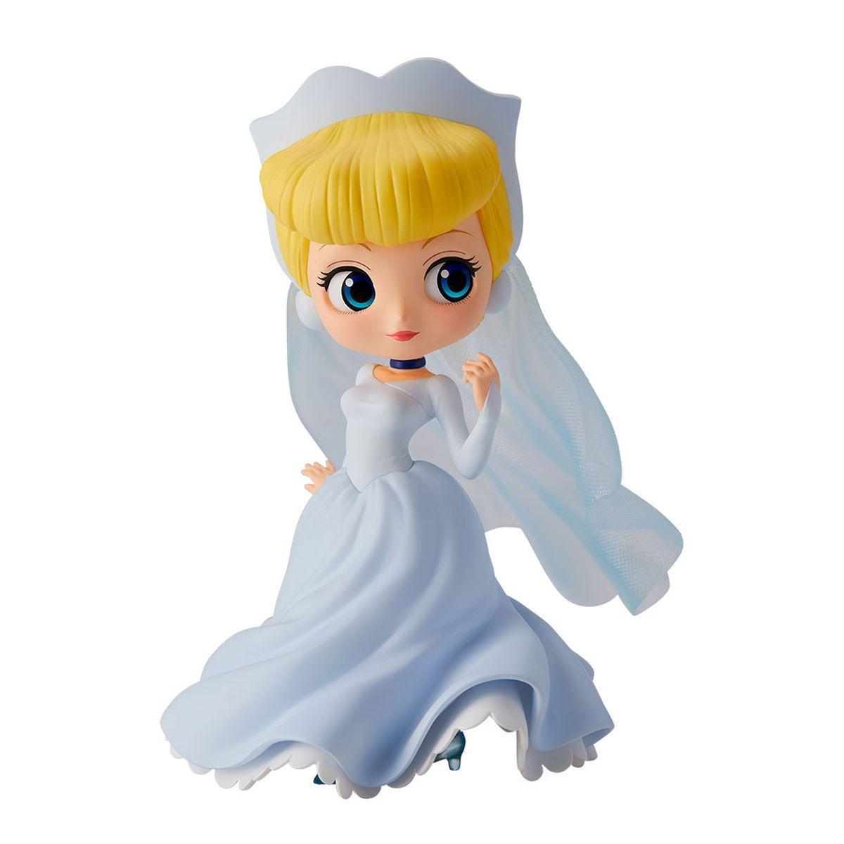 BANDAI FIGURA COLECCIONABLE QPOSKET DISNEY PRINC CENICIENTA-0