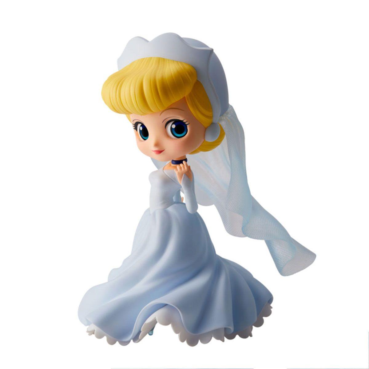 BANDAI FIGURA COLECCIONABLE QPOSKET DISNEY PRINC CENICIENTA-1