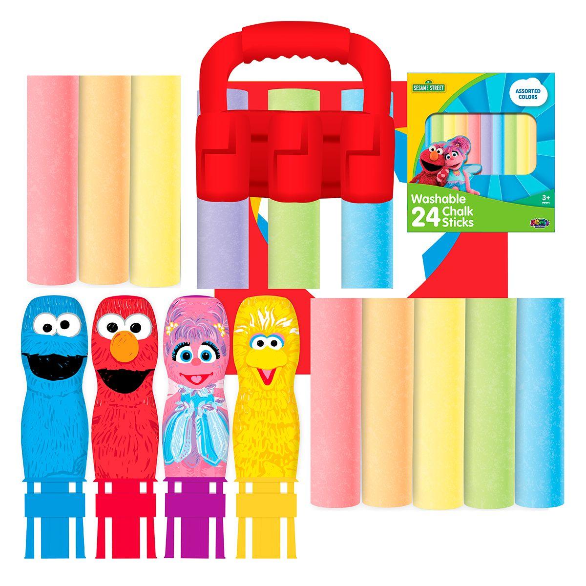 PACK DE ACTIVIDADES CON TIZAS PLAZA SESAMO-2