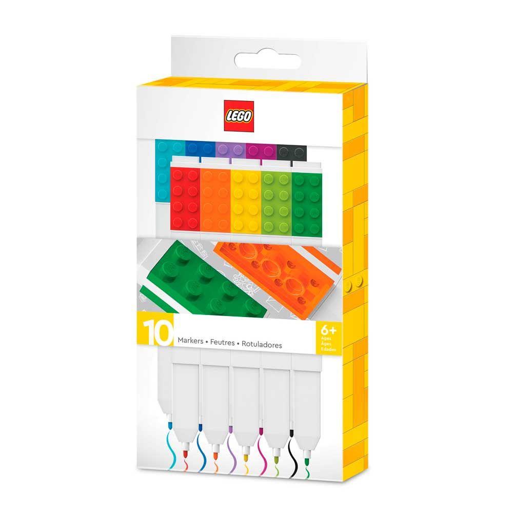 MARCADORES LEGO ICONIC WRITING INST MARKERS PACK 10 UND-0