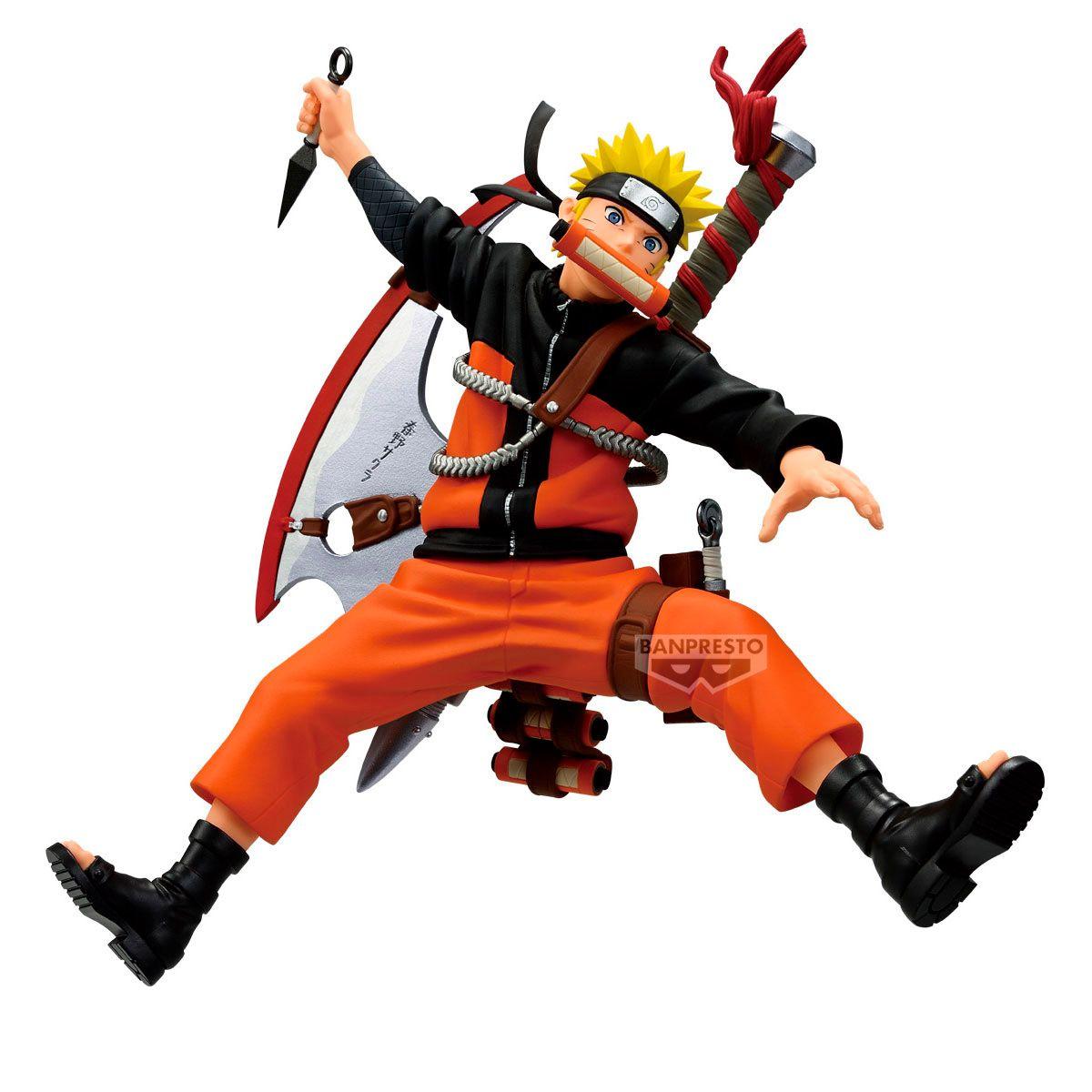 FIGURA BANDAI NARUTO 72 SERIES 33 VIBRT STARS NARUTO UZUMAKI-0
