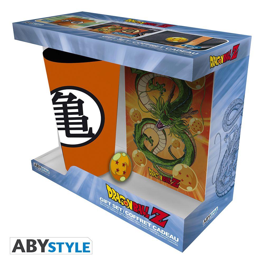 SET DE REGALO DE DRAGON BALL XXL GLASS/PIN/POCKET NOTEBOOK-0