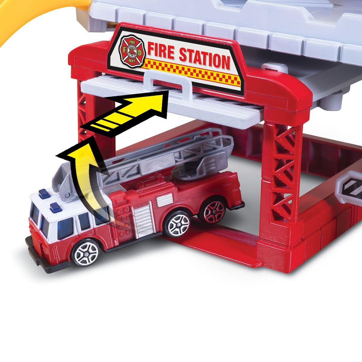 VEHICULOS MINIATURA BASE DE EMERGENCIAS 36 PIEZAS-2