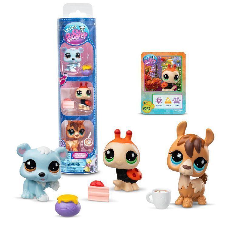 MUÑECOS LITTLEST PET SHOP PET TRIO IN TUBE WAVE 4 - SURTIDO-2