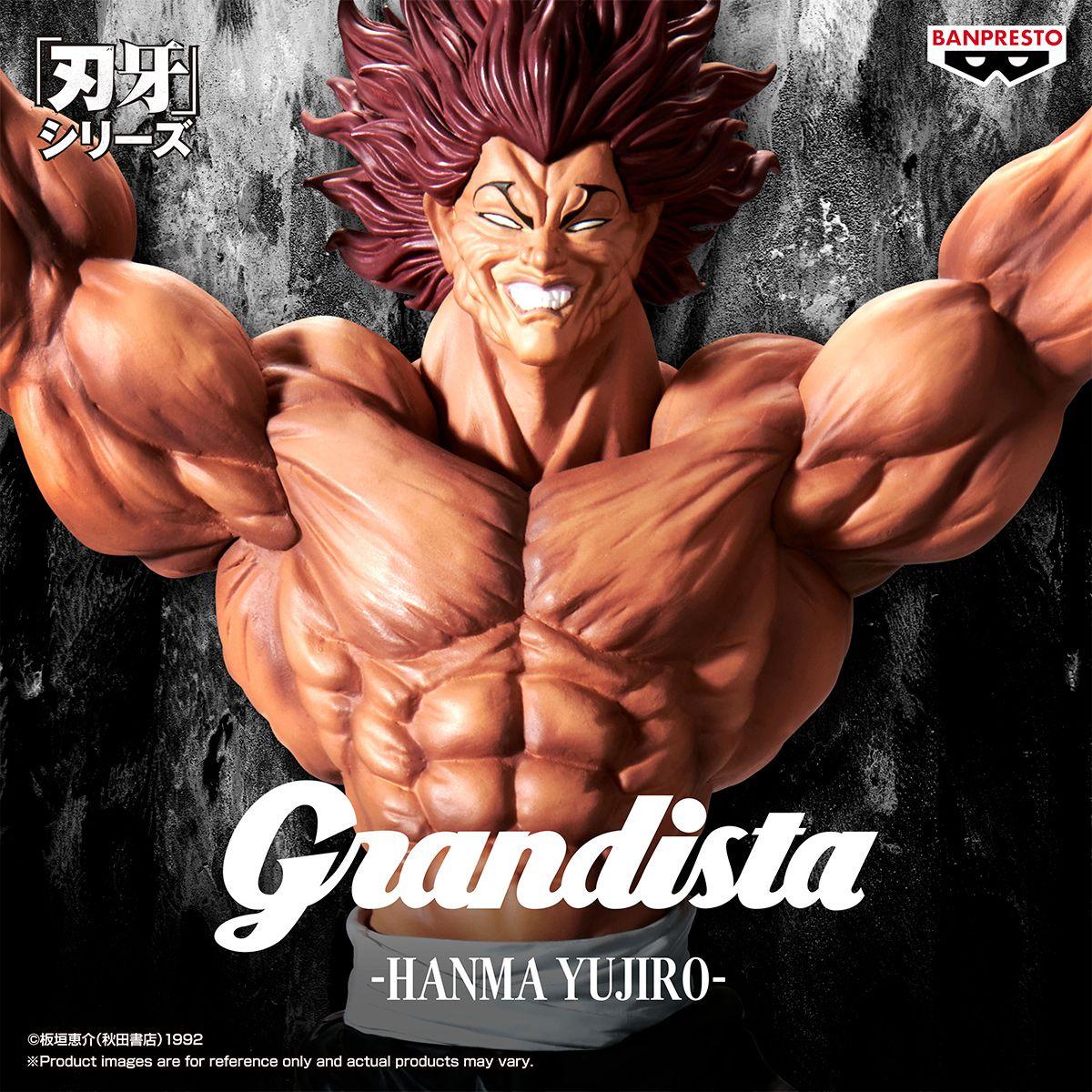 FIGURA BANDAI BAKI GRANDISTA HANMA YUJIRO-1