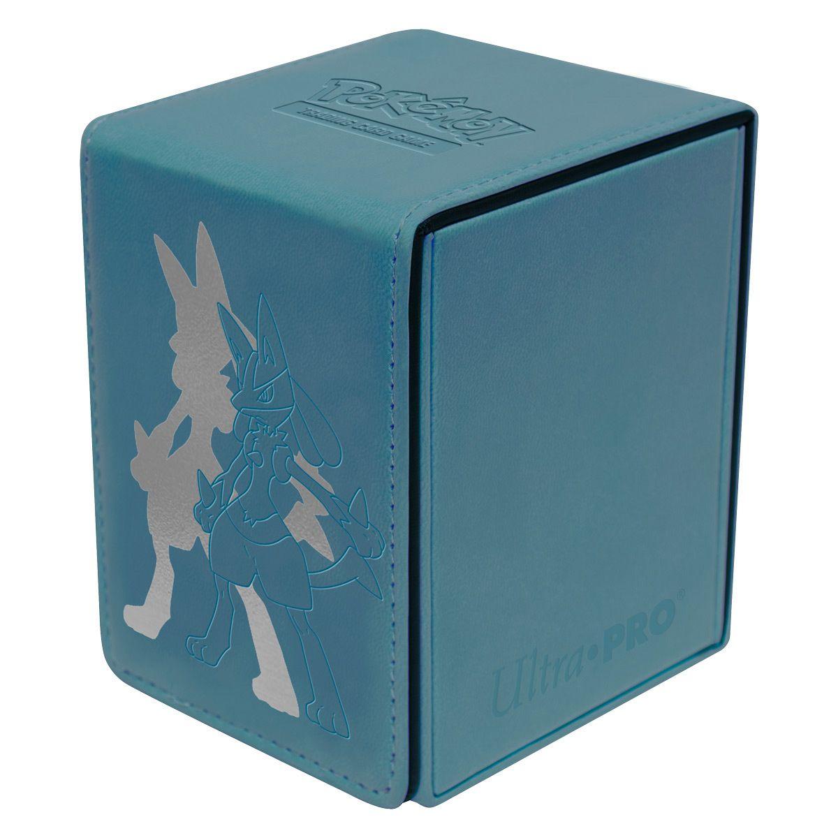 CAJA PARA CARTAS POKEMON - ELITE SERIES LUCARIO-2