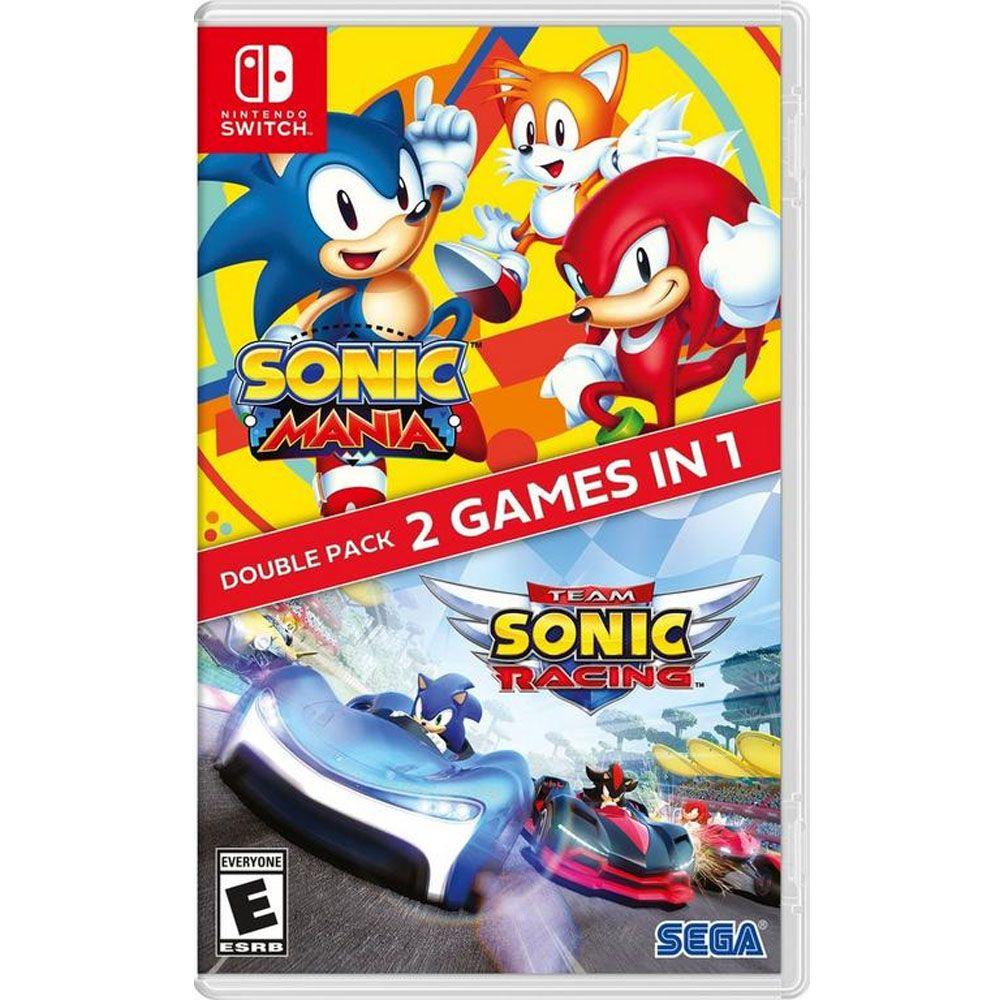 SONIC MANIA PLUS TEAM SONIC RACING DOUBLE PACK FISICO NSW-0