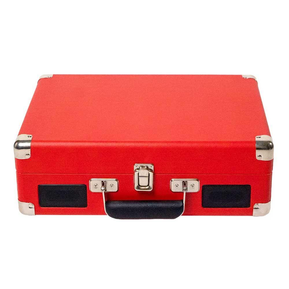 TOCA DISCOS - VICTOR METRO DUAL BLUETOOTH SUITCASE ROJO RCA | Paris.cl