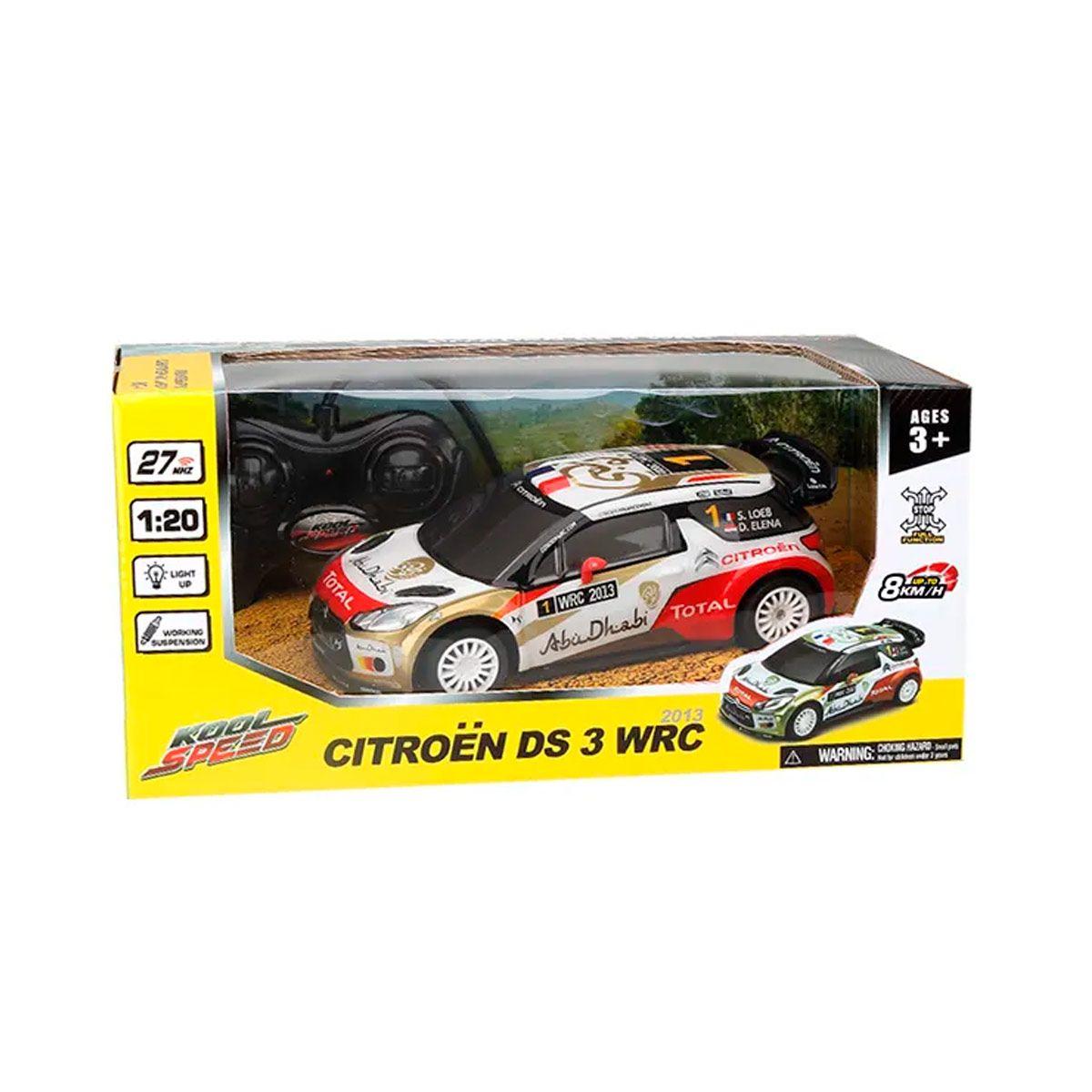 AUTO A CONTROL REMOTO CITROEN DS 3 WRC-120-27 MHZ-3