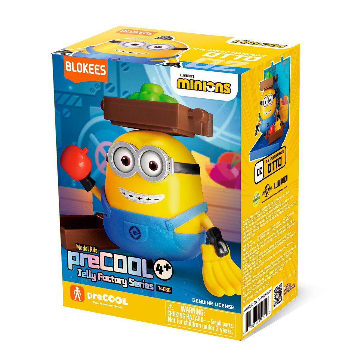FIGURA ARMABLE BLOKEES MINIONS PRECOOL 01 OTTO THE FRUIT HANDLER-2