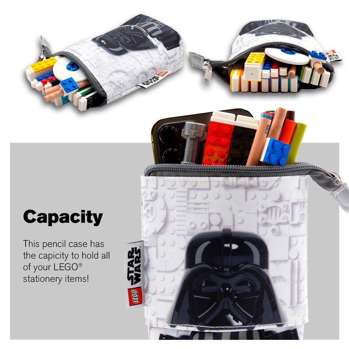 ESTUCHE PARA LÁPICES LEGO CON FORMA DE DARTH VADER/ANAKIN-3