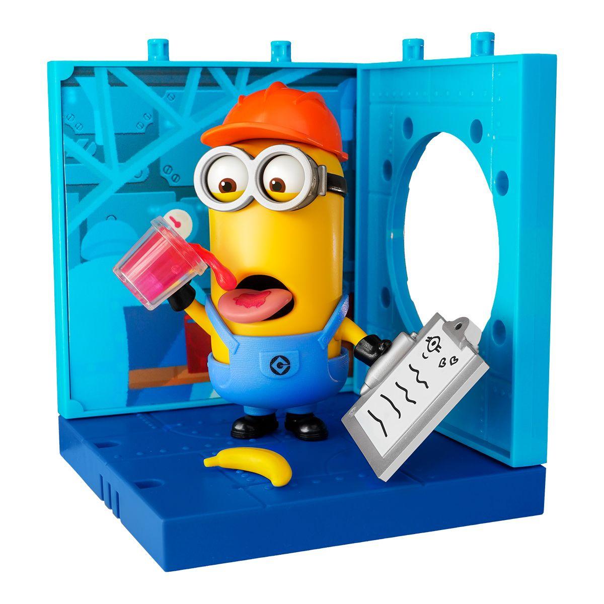 FIGURA ARMABLE BLOKEES MINIONS PRECOOL 01 STUART THE JELLY MAKER-0