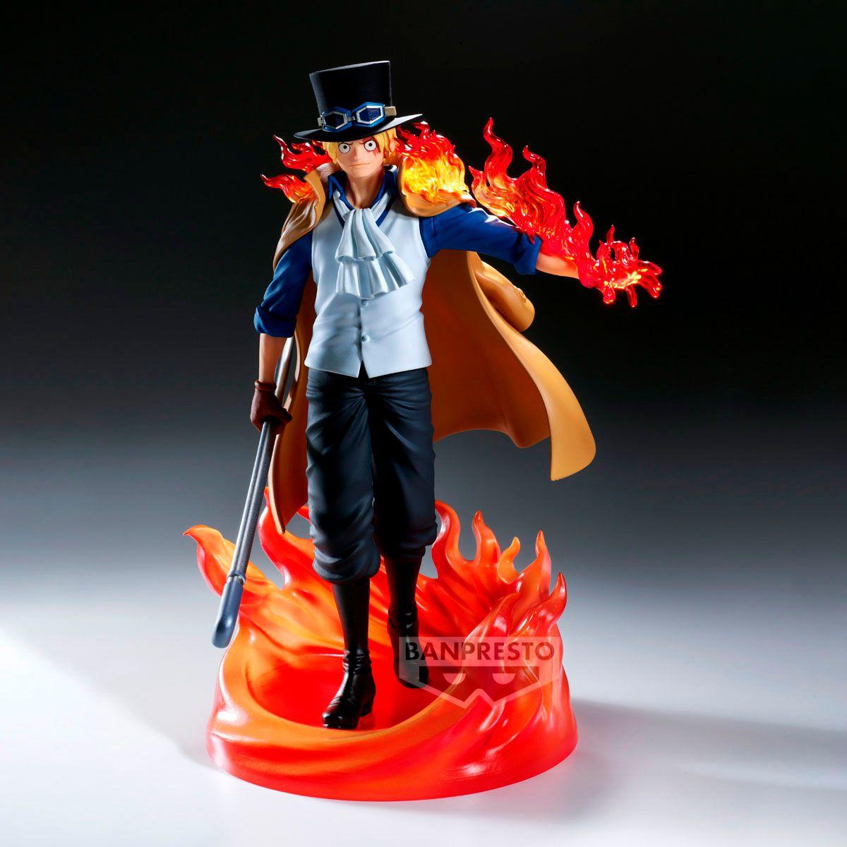 FIGURA COLEC ONE PIECE THE SHUKKO LOGIA-SABO-SPECIAL EDITION-3
