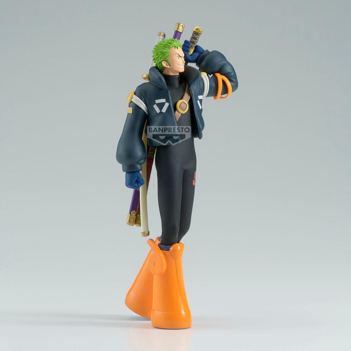 FIGURA COLECCIONABLE ONE PIECE THE SHUKKO ZORO-VER EGGHEAD-2