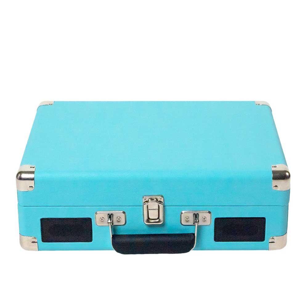 TOCA DISCOS - VICTOR METRO DUAL BLUETOOTH SUITCASE TURQUESA-3