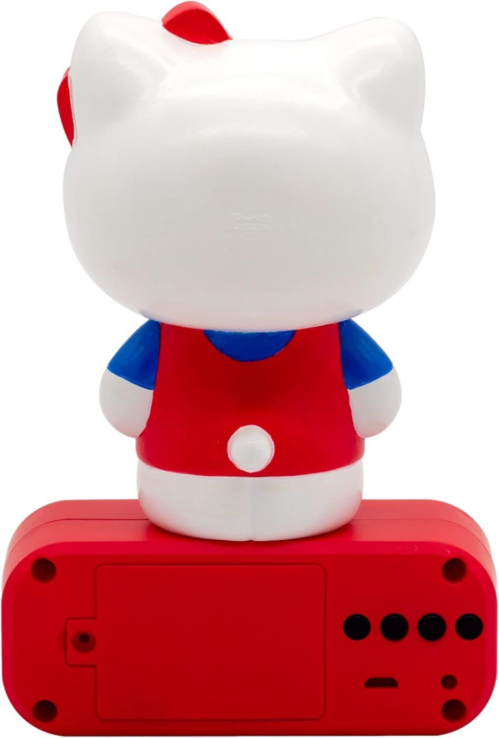 LUZ PORTATIL CON RELOJ DESPERTADOR DE HELLO KITTY-1