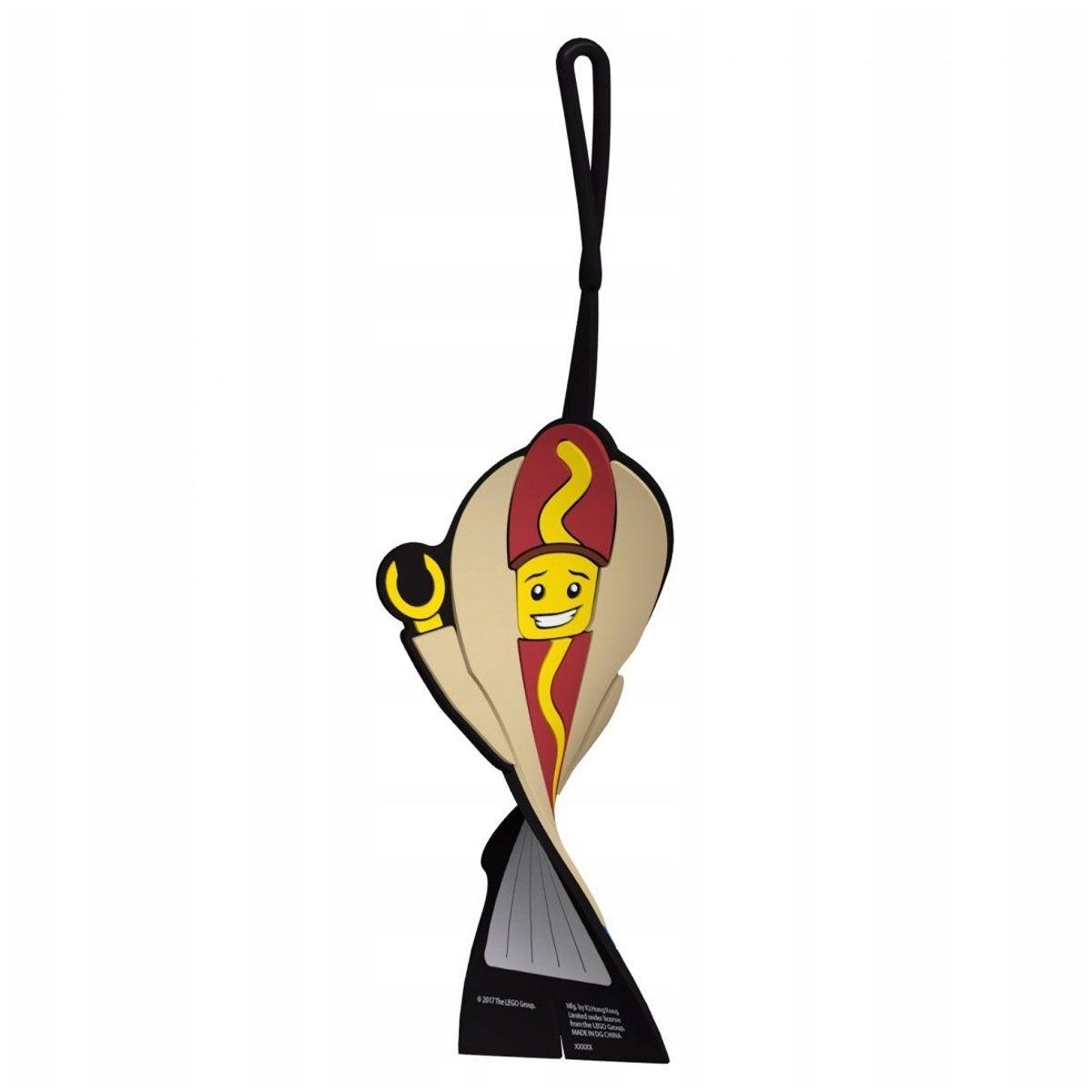ETIQUETA DE BOLSA DE LEGO ICONIC BAG TAG HOT DOG MAN-2