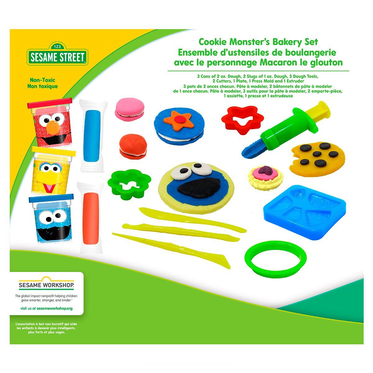 SET DE PASTELERIA MONSTRUO DE LAS GALLETAS PLAZA SESAMO-2