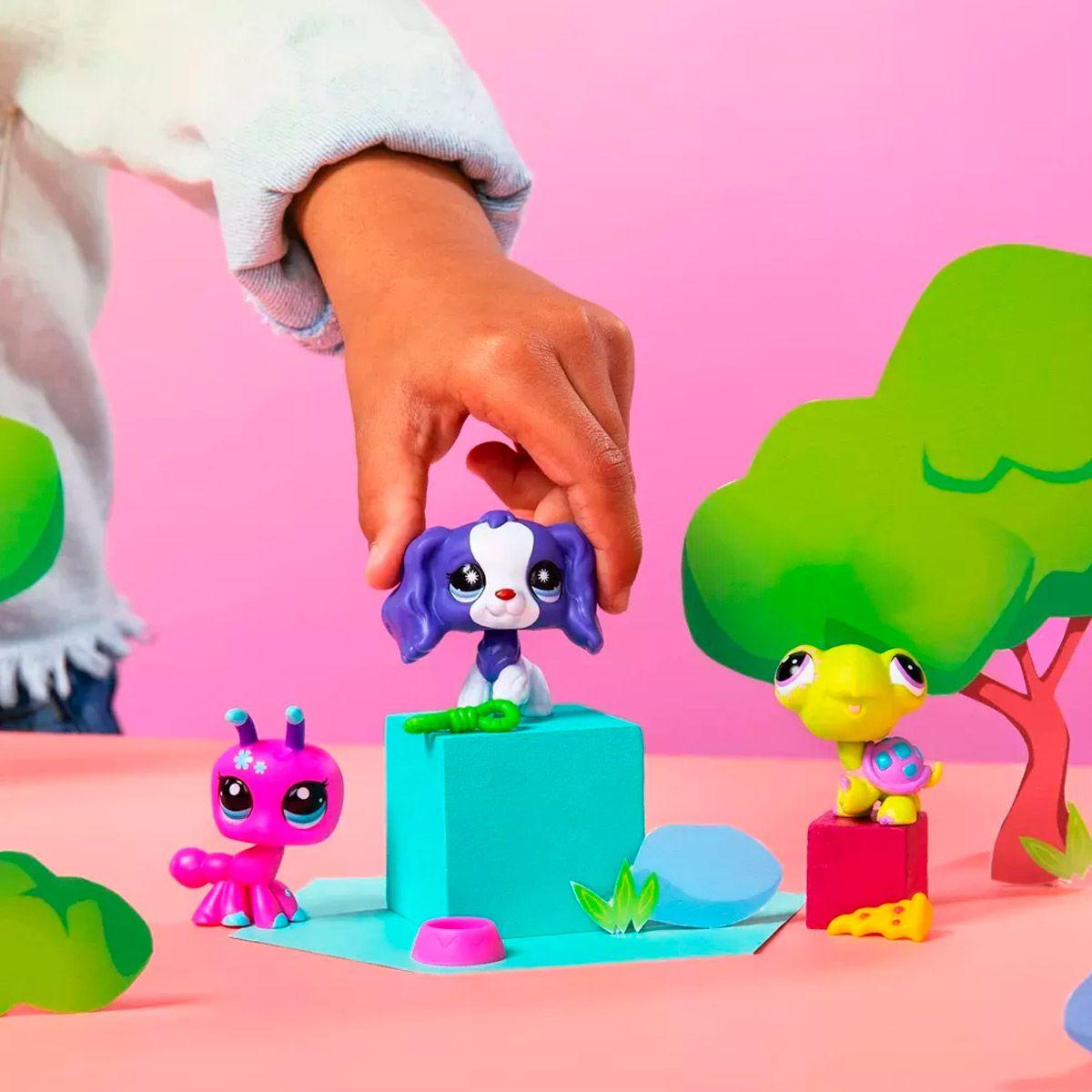 Muñecos Littlest Pet Shop Trio In Tube Wave 3 Backyard Pets-1