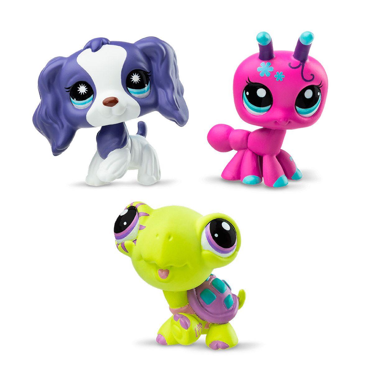 Muñecos Littlest Pet Shop Trio In Tube Wave 3 Backyard Pets-2