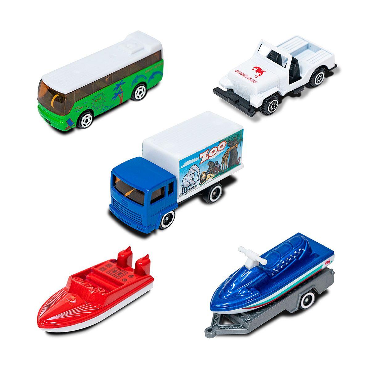 VEHICULOS MINIATURA SET PUEBLO METRO 5 AUTOS - SURTIDO-3