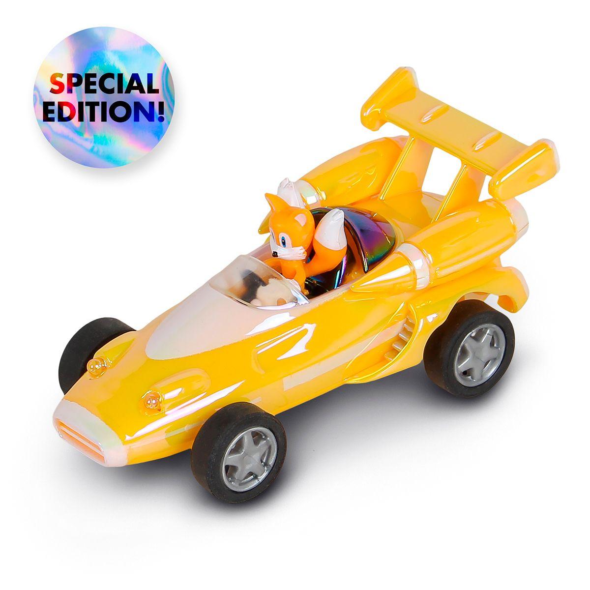 AUTO DE JUGUETE TAILS RETROCESO AUTOMATICO EDICION ESPECIAL-1