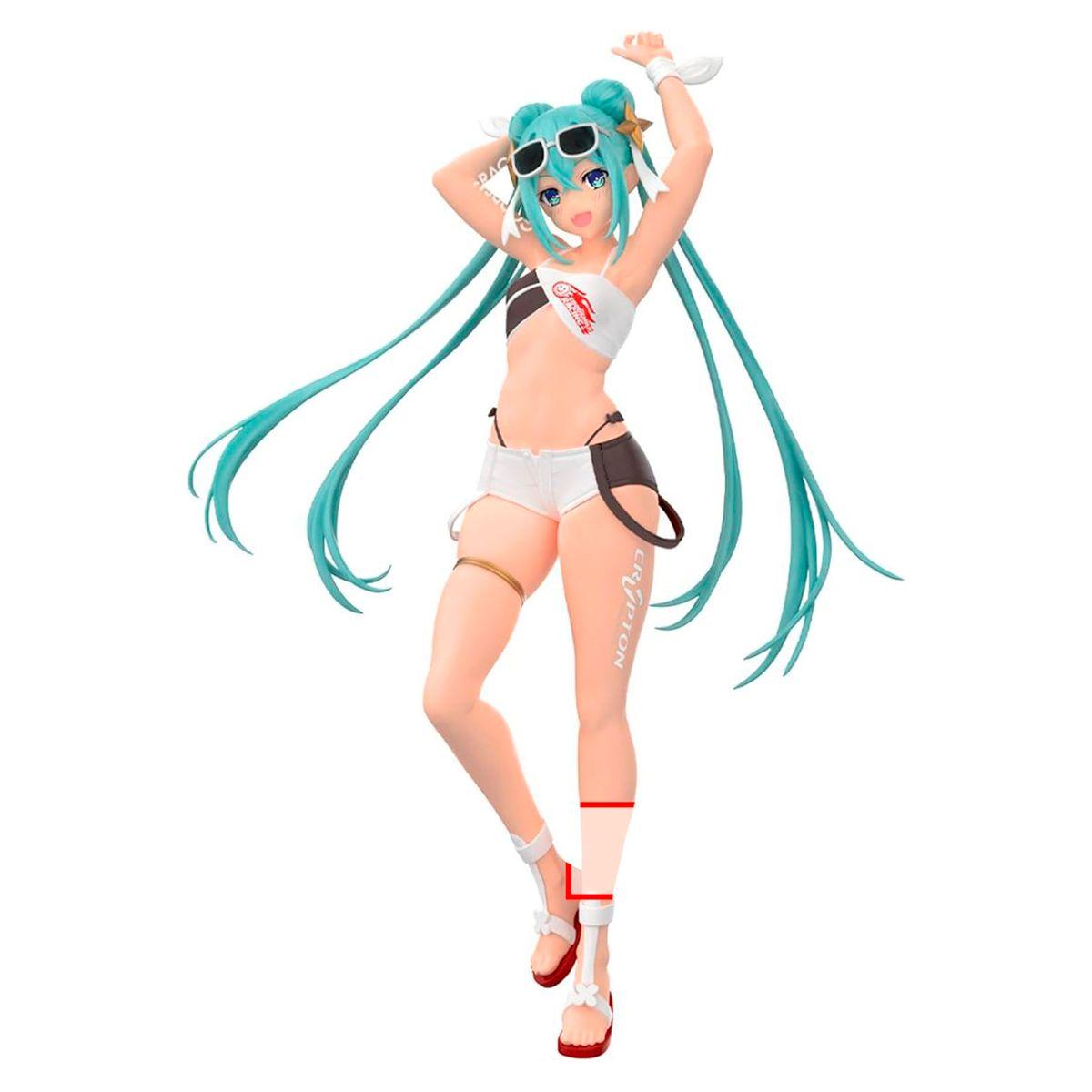 BANDAI FIGURA COLECC HATSUNE MIKU RACING VER TROPICAL VER-0