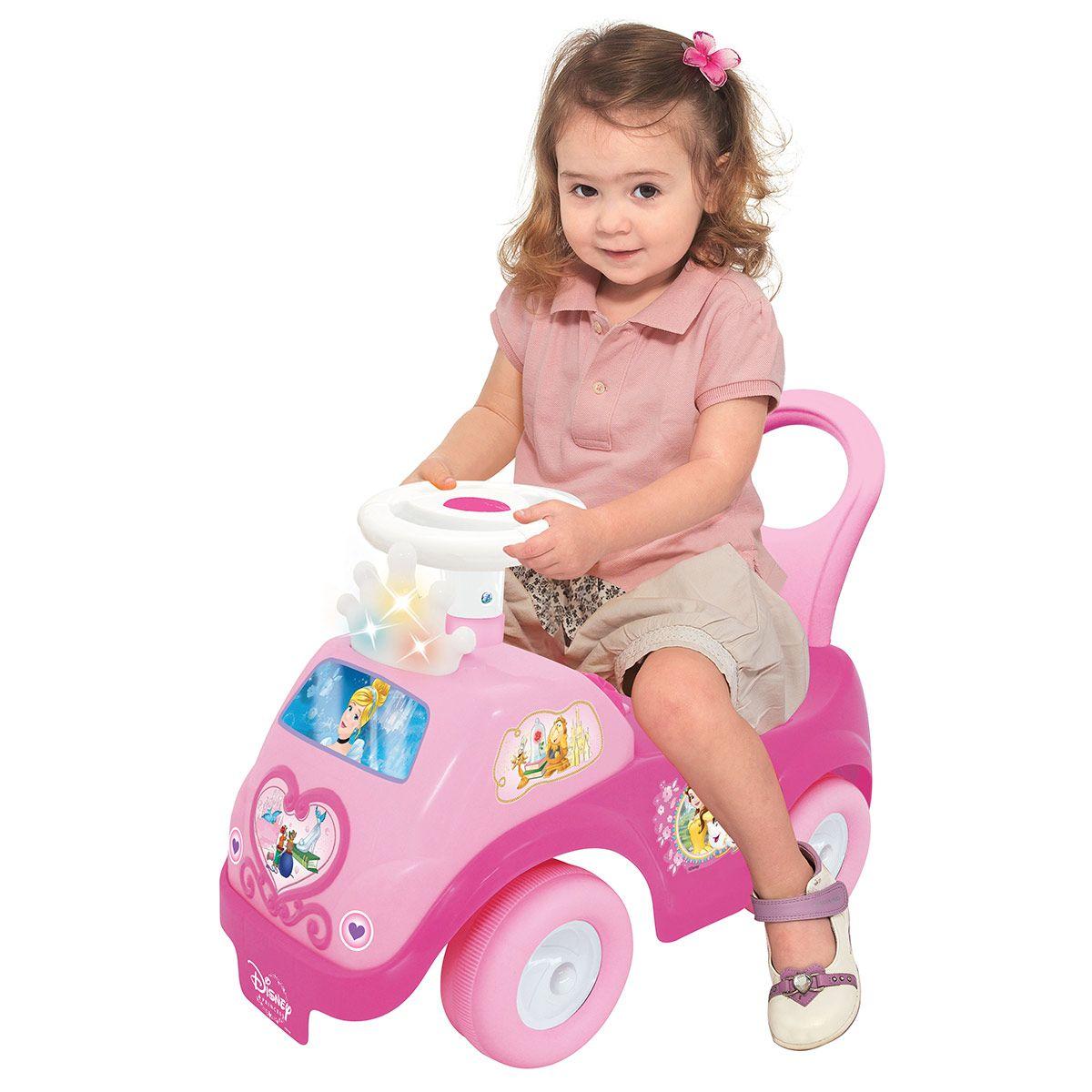 VEHICULO MONTABLE NIÑOS PRINCESAS BRILLANTE CARRITO MUSICAL-2