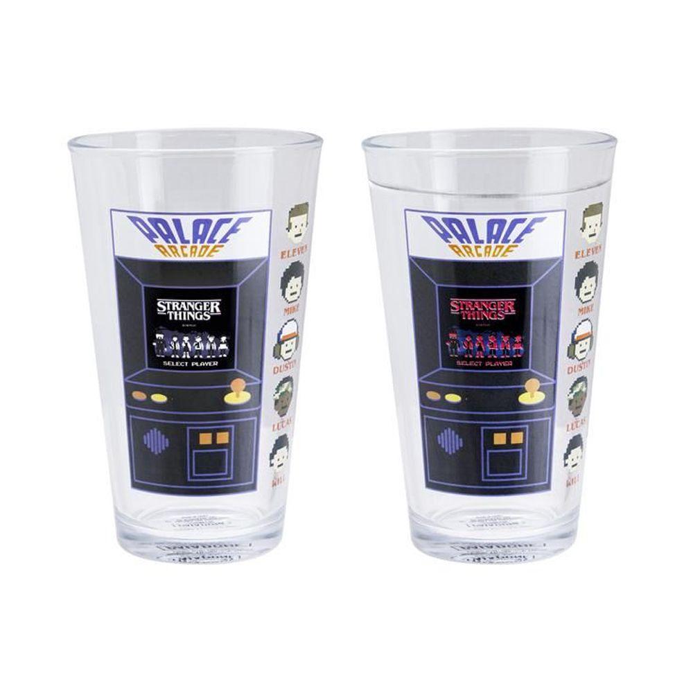 VASO DE STRANGER THINGS ARCADE COLO CHANGE GLASS-0