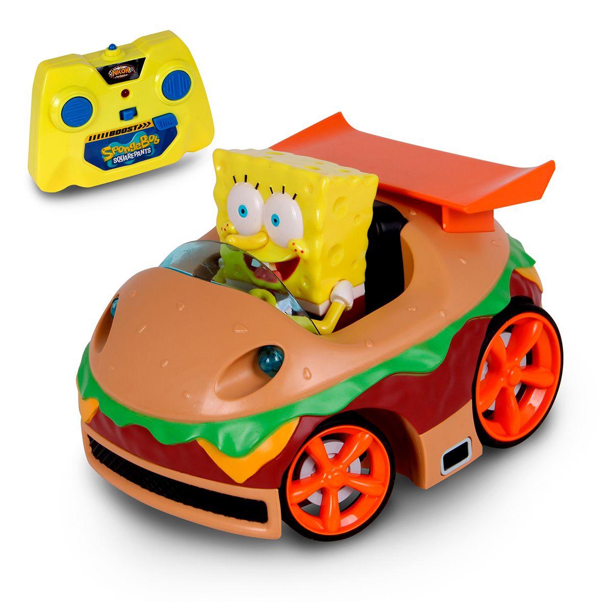 AUTO DE JUGUETE BOB ESPONJA RC CANGREBURGER-0