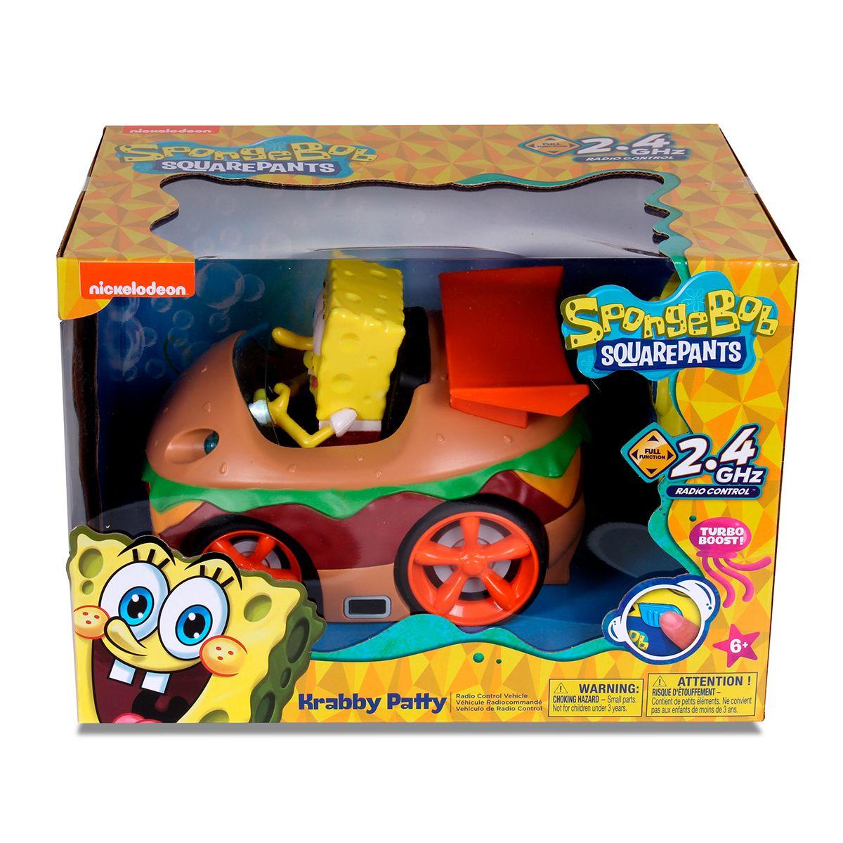 AUTO DE JUGUETE BOB ESPONJA RC CANGREBURGER-1