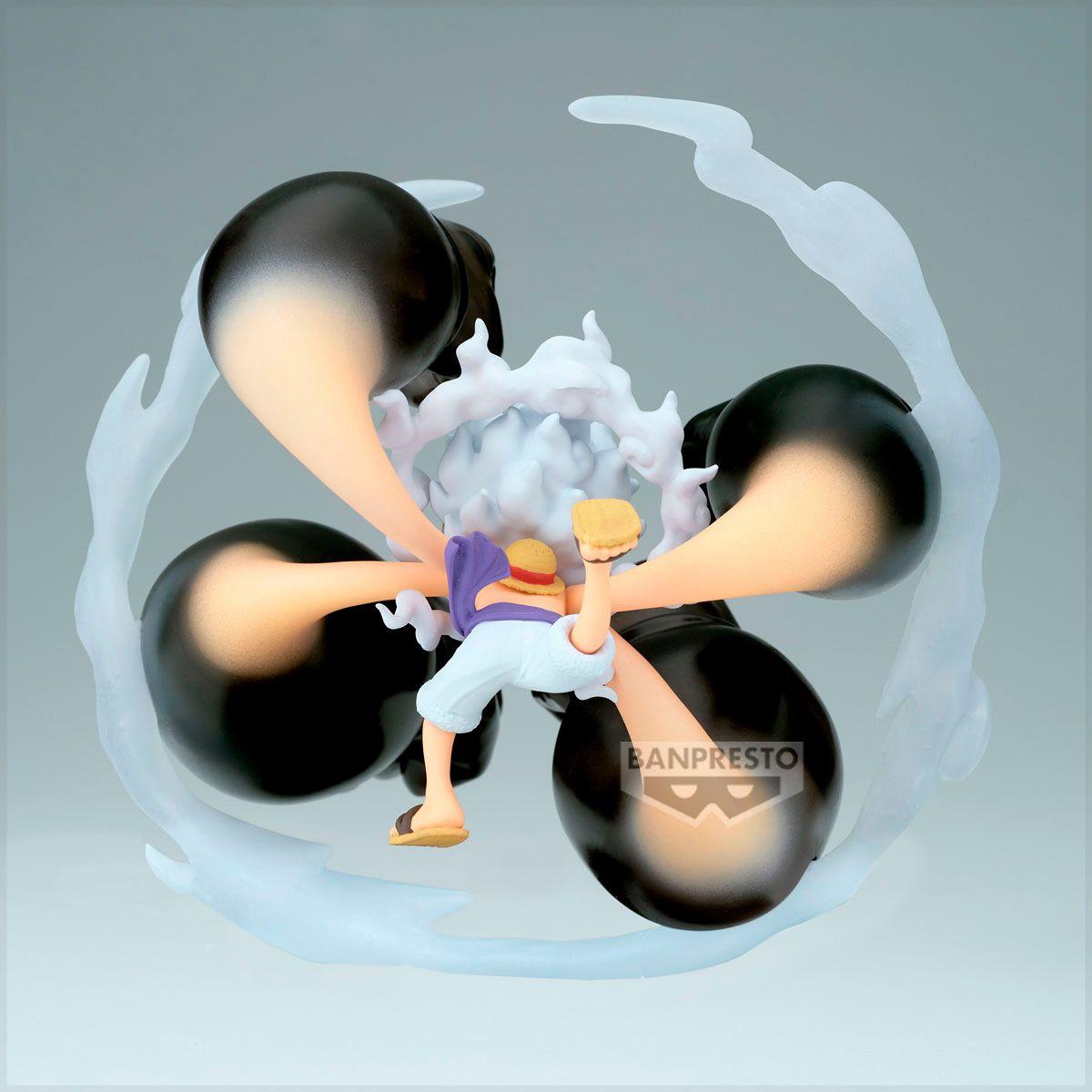 FIGURA BANDAI ONE PIECE WCF MONK D LUFFY GEAR5 DAWN GATLING-2