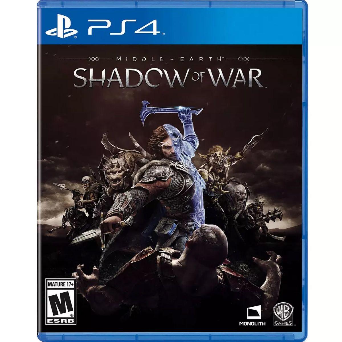 MIDDLE EARTH SHADOW OF WAR INGLES PS4-0