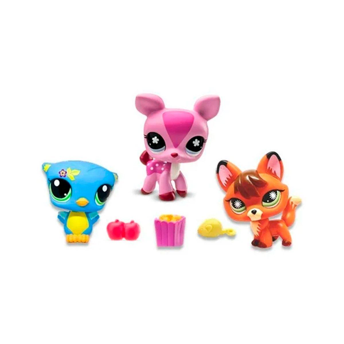Muñecos Littlest Pet Shop Trio In Tube Wave 3 Forest Pets-2