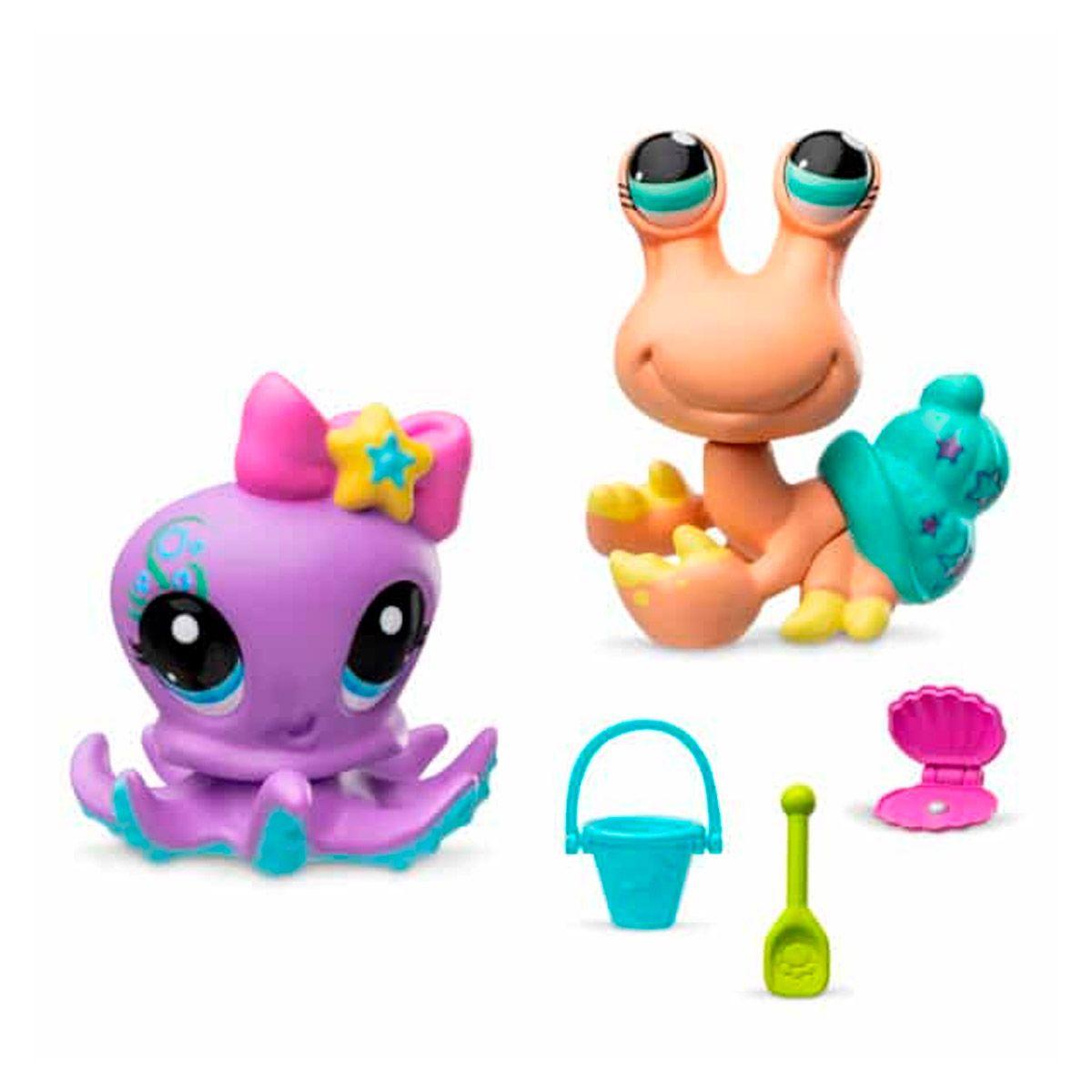 Muñecos Littlest Pet Shop Pet 2 Pack Wave 3 Treasure Hunt-2