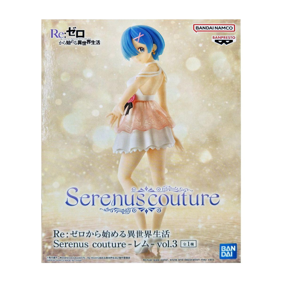 BANDAI FIGURA RE ZERO-SERENUS COUTURE-REM V3-2