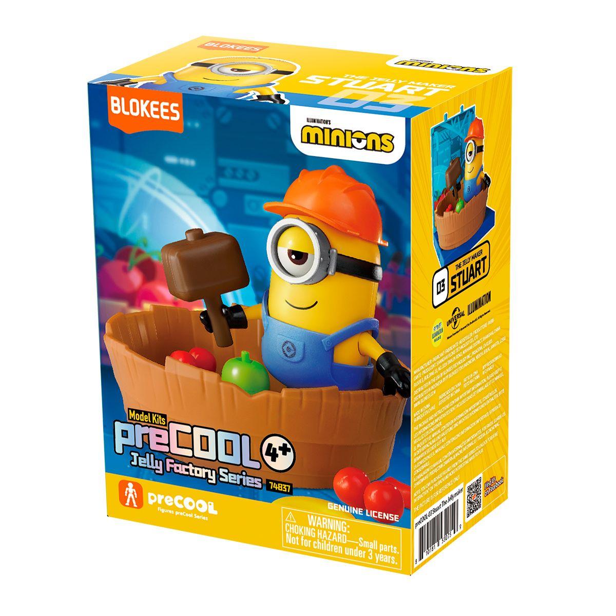 FIGURA ARMABLE BLOKEES MINIONS PRECOOL 01 KEVIN THE JELLY TASTER-2