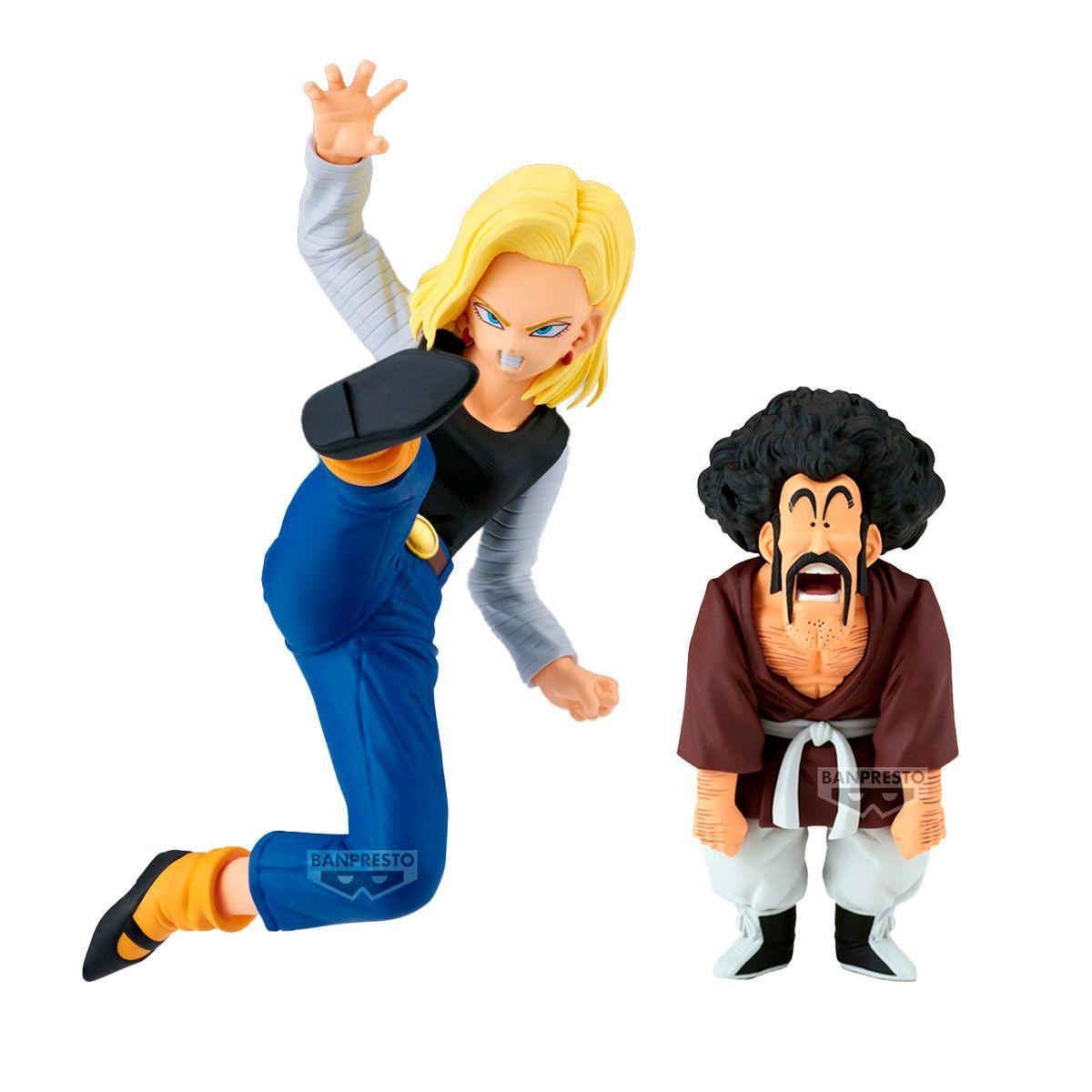 FIGURA BANDAI DRAGON BALL Z MATCH MAKERS ANDROID 18 VS SATAN-0