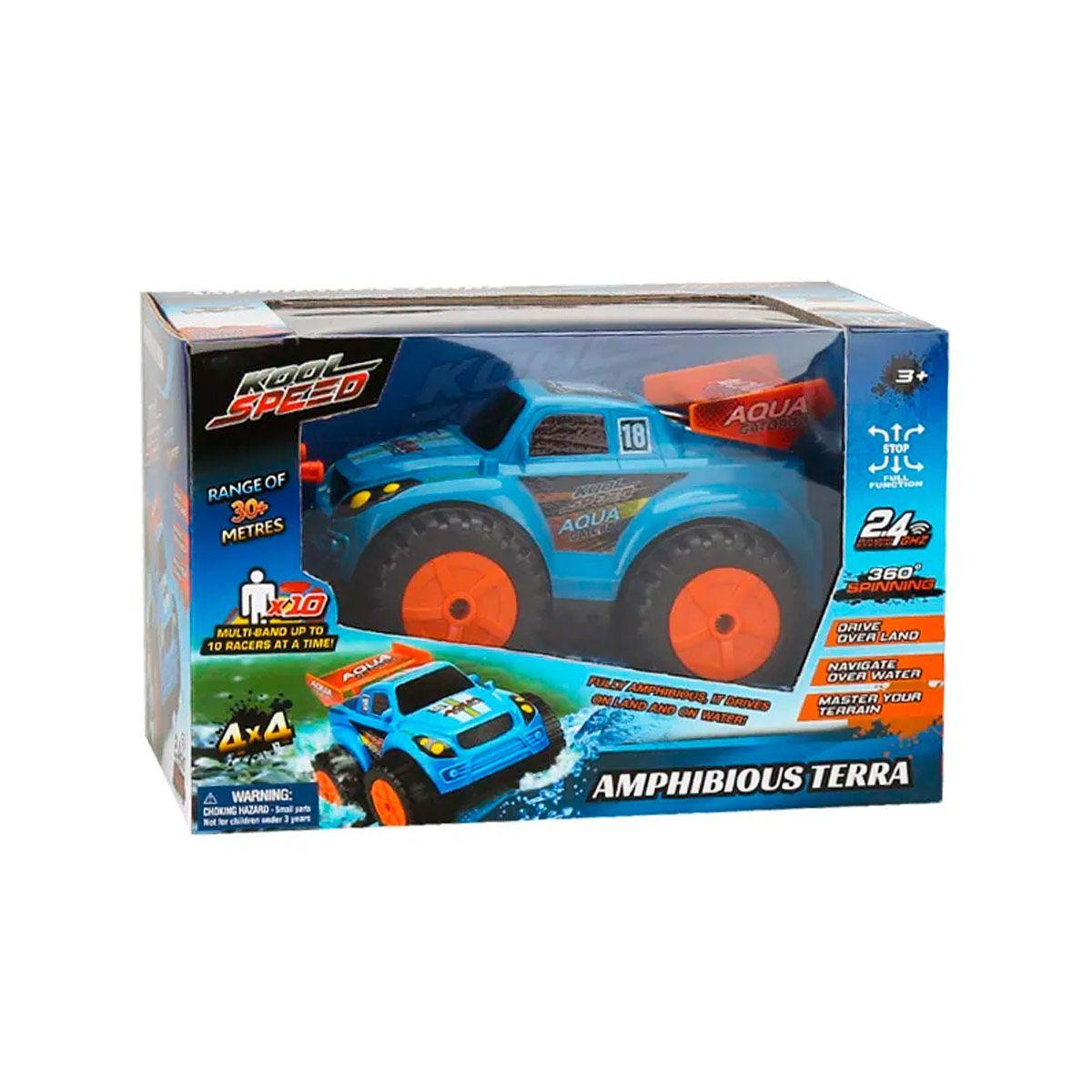 AUTO A CONTROL REMOTO AMPHIBOUS VEHICLE-19CM-24G-3
