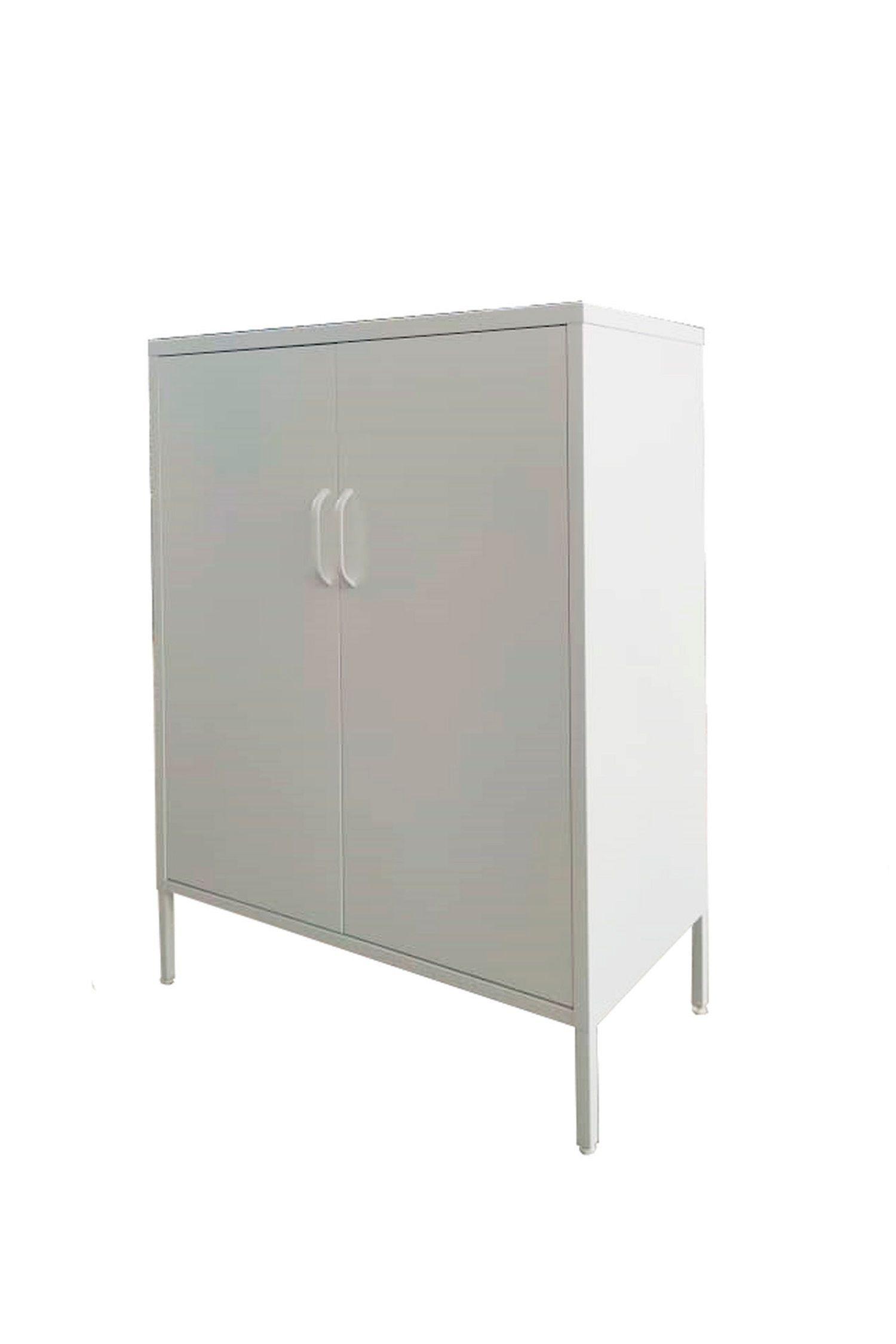 Gabinete Metálico con repisas Blanco-2