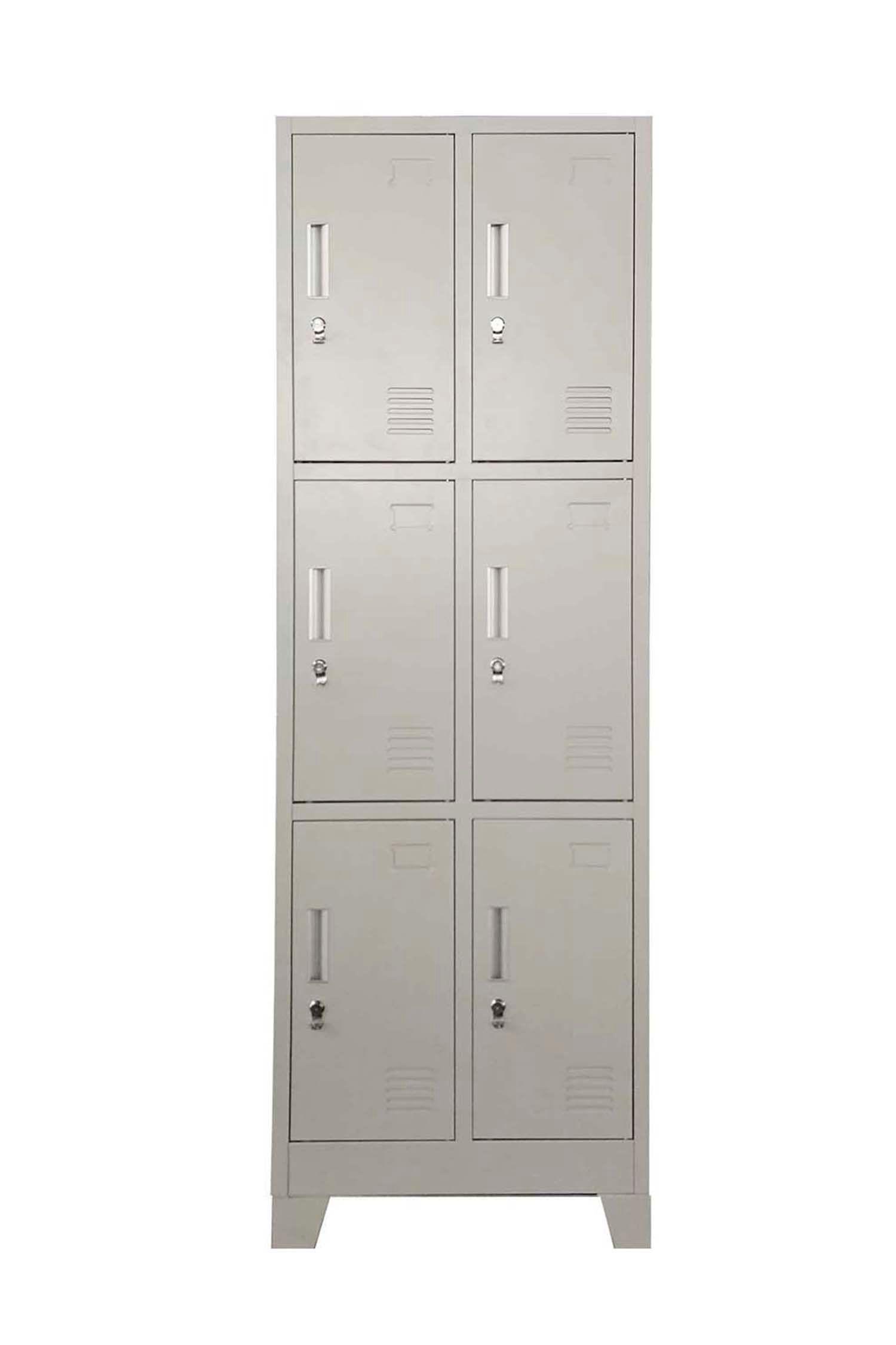 Locker 2 cuerpos 6 puertas Equimet-3