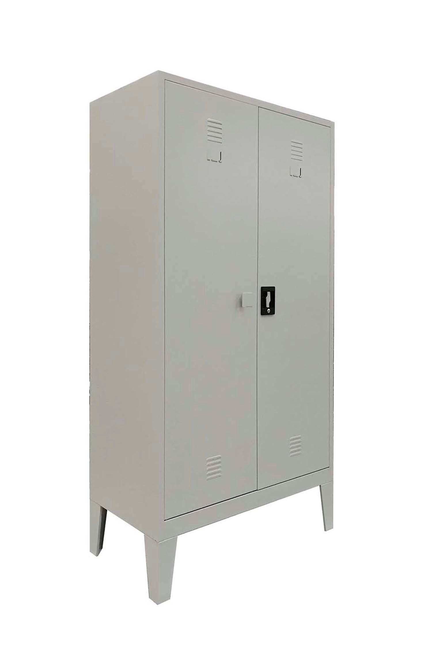 Locker con Repisas 2 Puertas con Llave Metalico Equimet-2